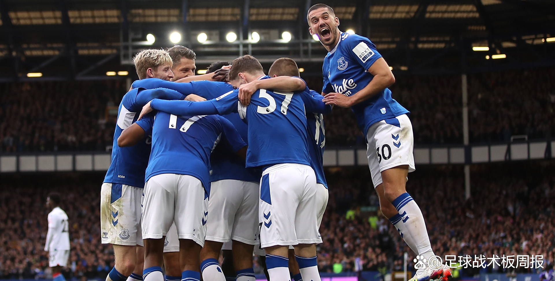 水晶宫遇到埃弗顿逆袭，战术极力压制的简单介绍